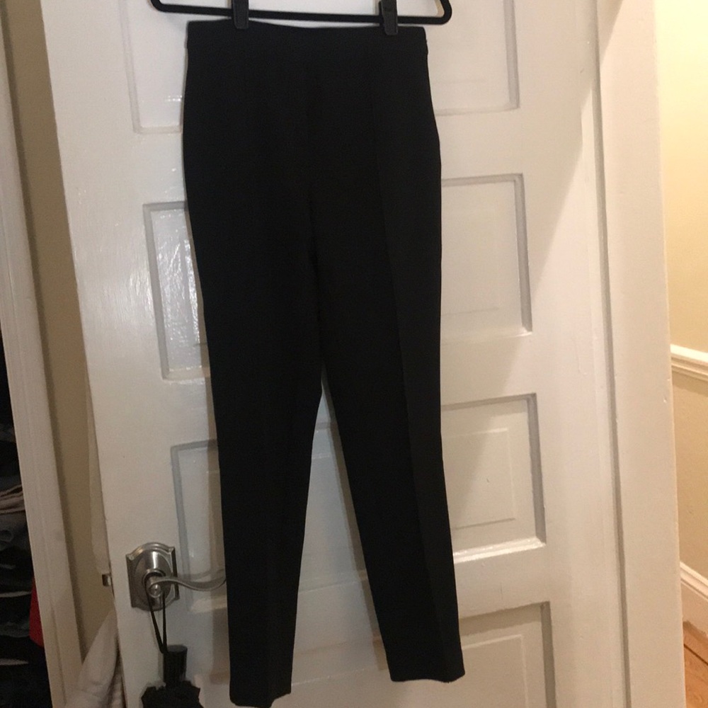 Elie Tahari Black stretch wool work pants